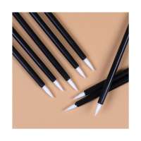 Mini Brush Piercing Tools Plastic Handle Factory Fiber Disposable Eyeliner Applicator