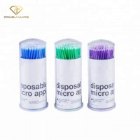 Factory Price 100 Pcs Disposable Micro Brush Applicator For Eyelash