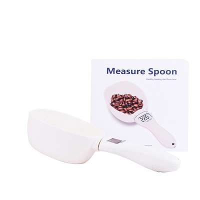 Feeding Spoon Clip Cat Dog Food Feeding Scoop, Simple Pet Food Measuring Scoop Digital Scale Spoon