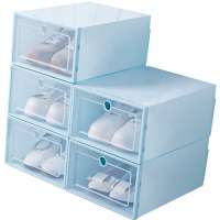 High Quality Pp Folding Shoe Box Cabinet,  Collapsible Foldable Plastic Shoe Storage Box