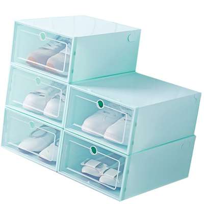 Top Sale Stackable Storage Bins Shoe Box Transparent, Amazon Top 10 Best Selling Plastic Basket Custom Shoe Boxes With Logo