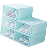 Top Sale Stackable Storage Bins Shoe Box Transparent, Amazon Top 10 Best Selling Plastic Basket Custom Shoe Boxes With Logo