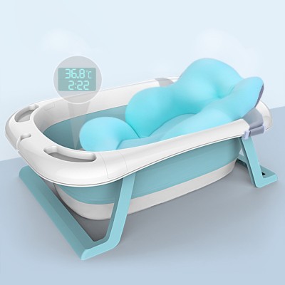 2020 New Smart Temperature Sensing Baby Spa Bathtub, Amazon Hot Selling Baby Folding Bathtub