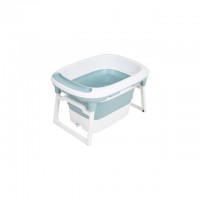 Amazon hot selling with Non Slip Mat easy for travelling Baby foldable Portable folding Bathtub